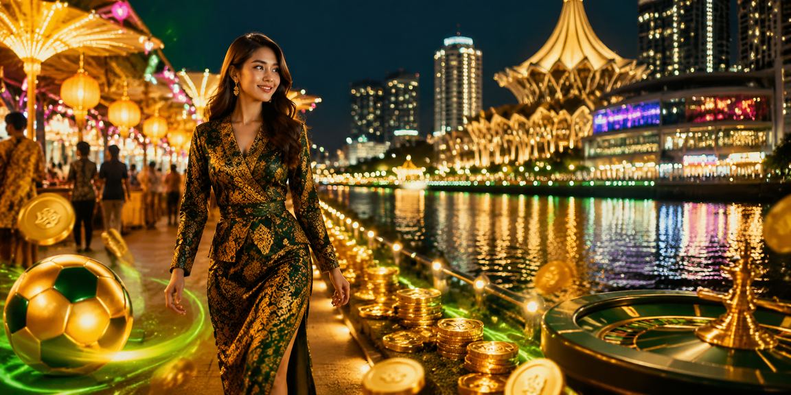 Aplikasi kasino adv160 dengan rekaan batik Kuching Sarawak