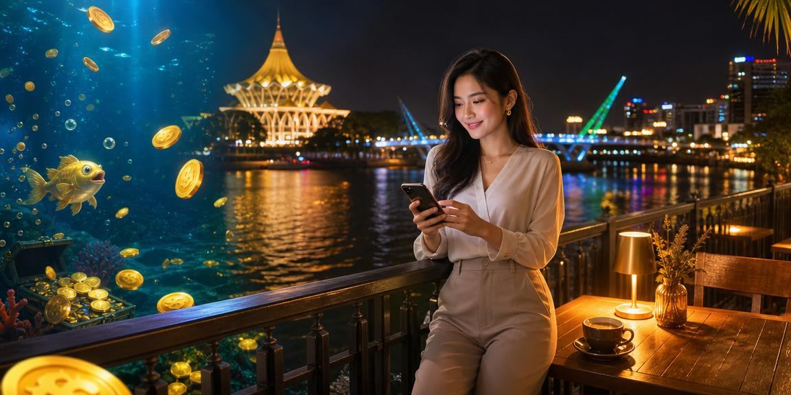 Permainan tembak ikan kasino dalam talian gaya Melayu di Kuching
