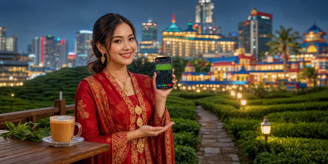 Pengguna Malaysia mengakses platform hiburan adv160 dari telefon pintar